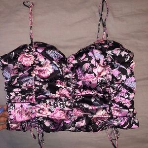 For love and lemons ruched tank top 🍋